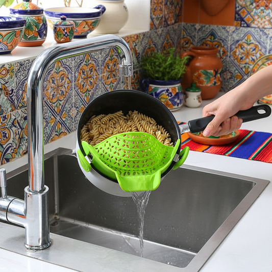 Escurridor Lateral de Silicón para Ollas – Resistente al Calor y Antiderrames
