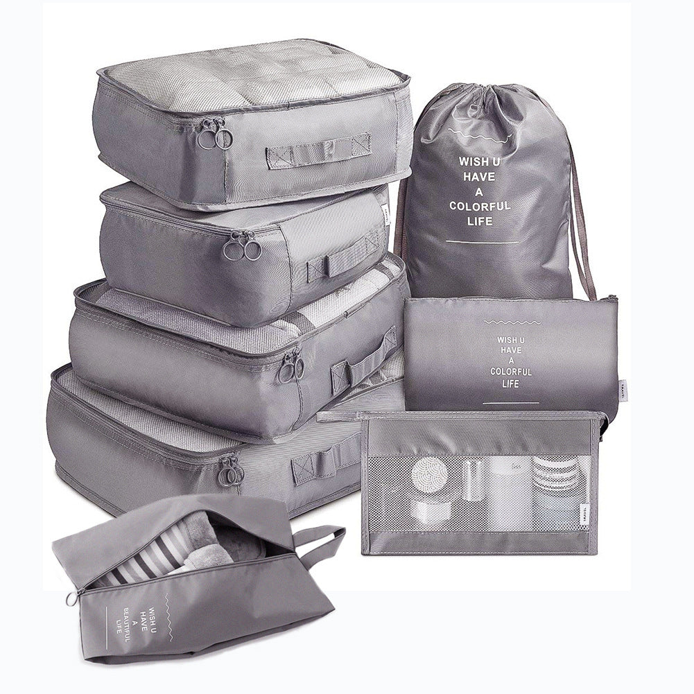 Set de Organizadores de Maleta 8 Piezas – Packing Cubes para Viaje