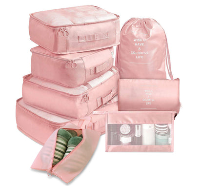Set de Organizadores de Maleta 8 Piezas – Packing Cubes para Viaje