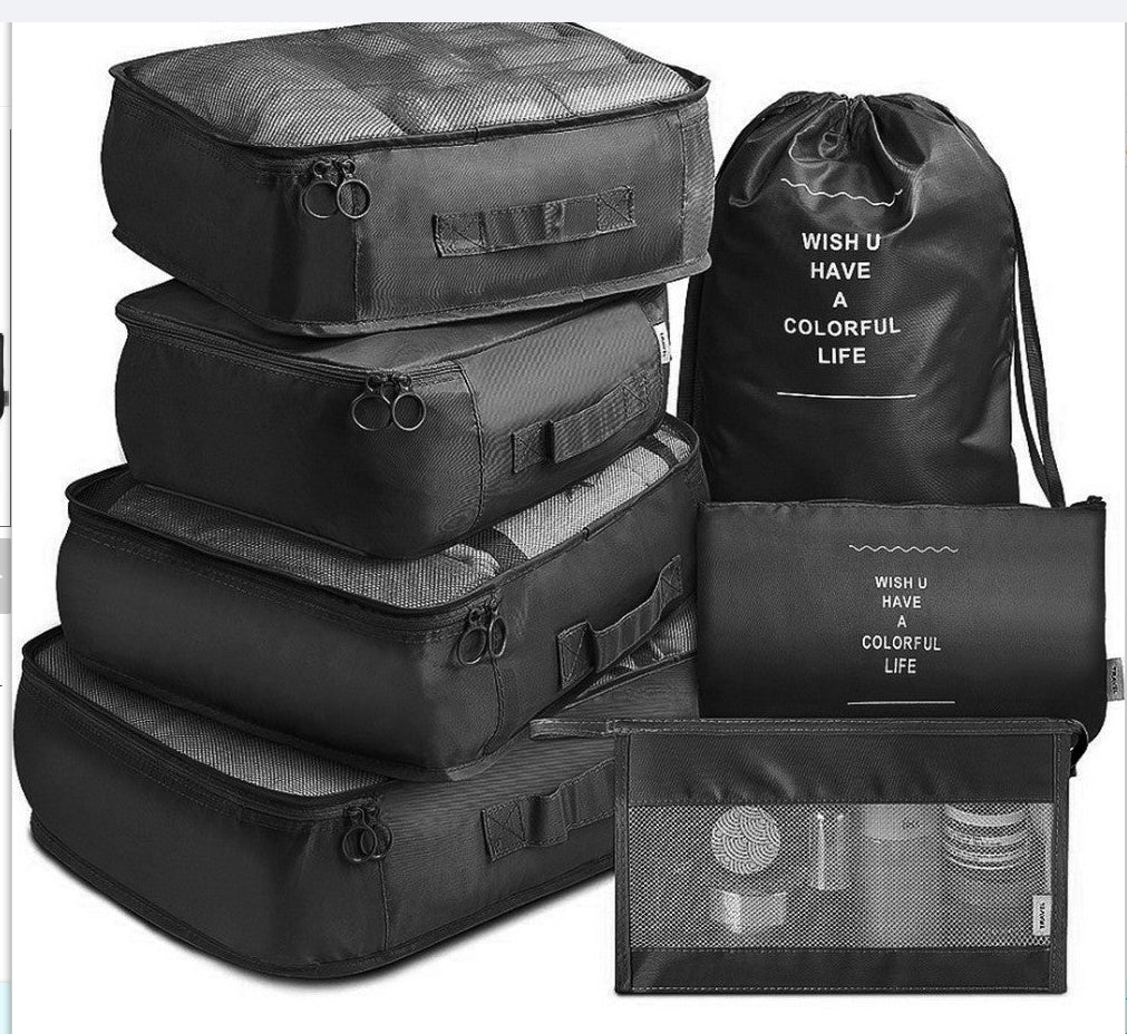 Set de Organizadores de Maleta 8 Piezas – Packing Cubes para Viaje