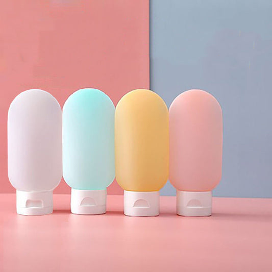 Set de Botellas de Viaje 4 Piezas – Envases para Shampoo y Líquidos (60ml)