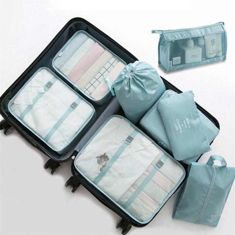 Set de Organizadores de Maleta 8 Piezas – Packing Cubes para Viaje