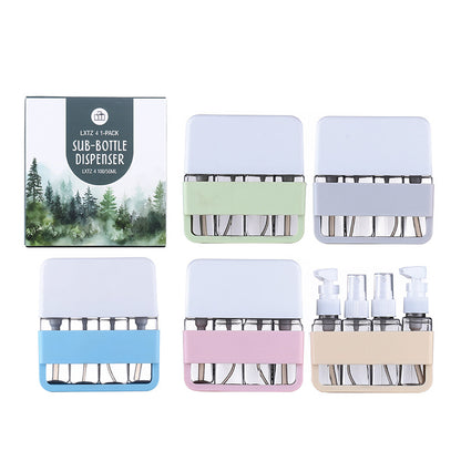 Set de Botellas de Viaje PET – Kit Portátil para Líquidos (50ml y 100ml)