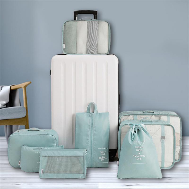 Set de Organizadores de Maleta 8 Piezas – Packing Cubes para Viaje