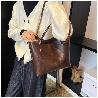 Bolsa Shoulder Retro para Mujer – Estilo Urbano Street Trend
