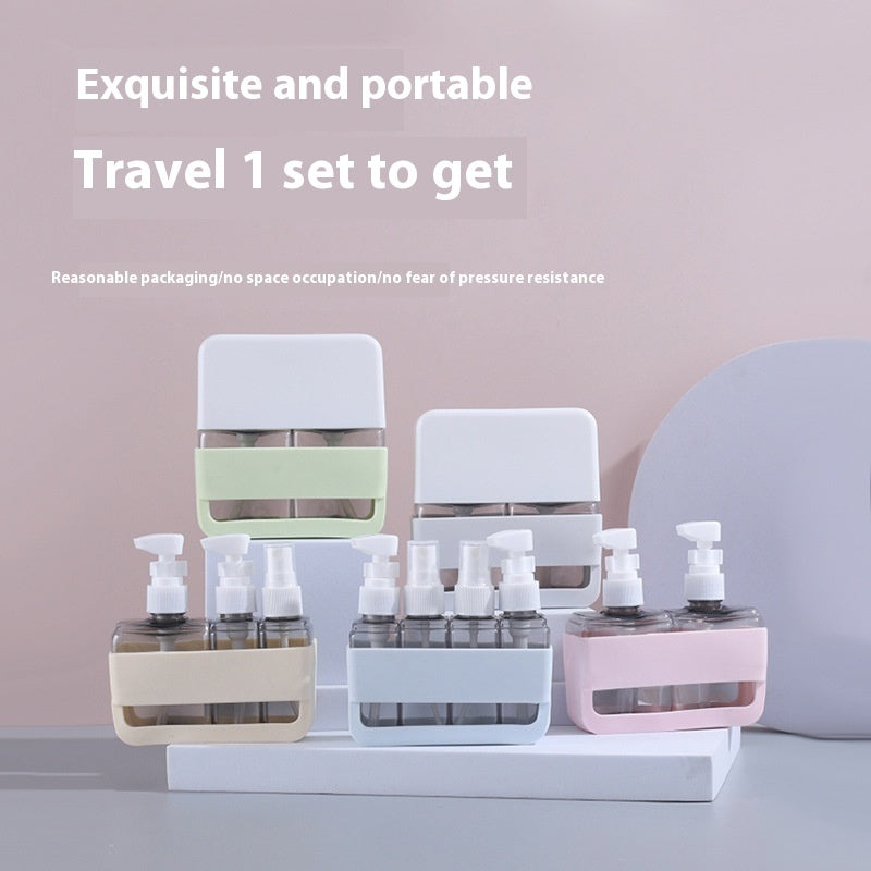 Set de Botellas de Viaje PET – Kit Portátil para Líquidos (50ml y 100ml)